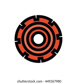 gear wheel isolated icon design