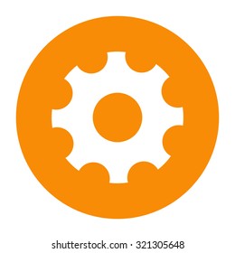 The gear wheel. Settings icon