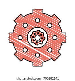 gear wheel vector illustration