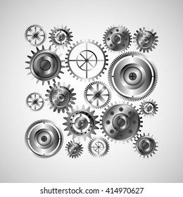 Gear Wheels Design Stock Vector (Royalty Free) 414970627 | Shutterstock