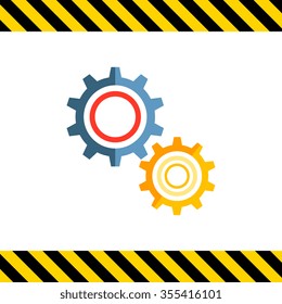 Gear wheels icon