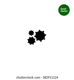 Gear wheels icon