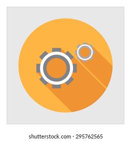Gear wheels icons