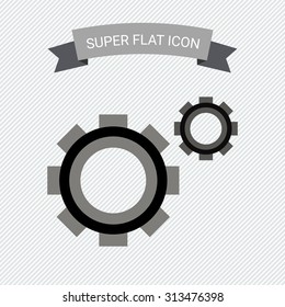 Gear wheels icons