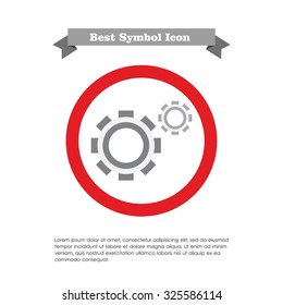 Gear wheels icons