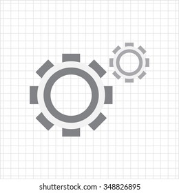 Gear wheels icons