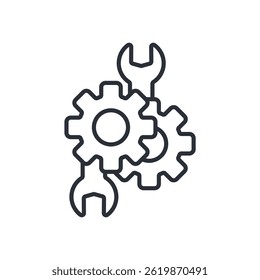 gear whell icon collection .design style with background