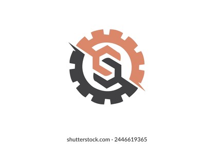 Gear and Wrench icon logo vector illustration. Service tool symbol template for graphic and web design collection Free Vector