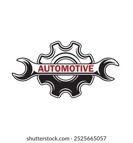 Plantilla de diseño de concepto de Vector de logotipo de taller de vehículos de motor 