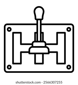 Gearbox Icon Element For Design