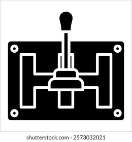 Gearbox Icon Element For Design