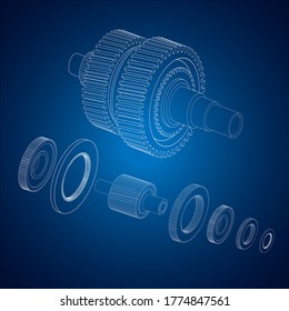 The gearbox is the second stage in the transmission system after the clutch.