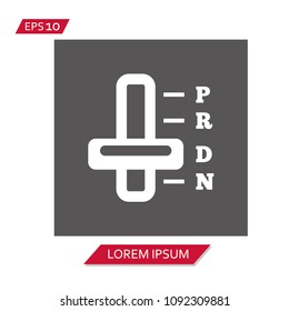 gearbox vector icon symbol