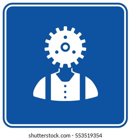 Gear,engineer icon design,clean vector