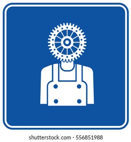Gear,engineer icon design,clean vector