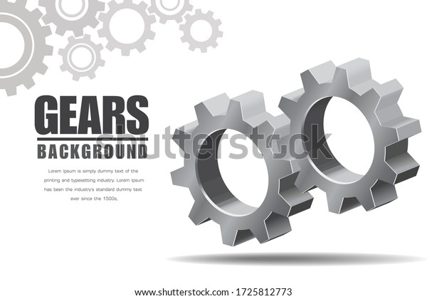 Gears 3d Gears Engine Gear Wheels Stock Vector (Royalty Free ...