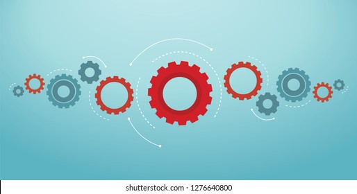gears background cog wheel vector illustration eps10