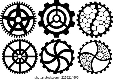 Gears in Black and White