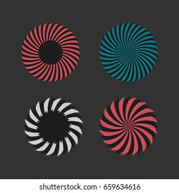 Gears and circles shapes