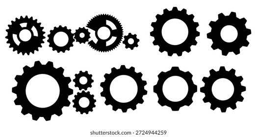 Zahnräder ClipArt, Vektorgrafik