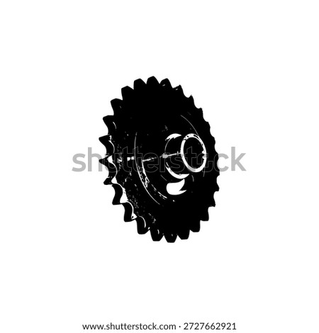gears and cogs on white background