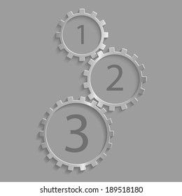gears, cogs, vector, concept, 