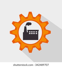 Gears, cogs or wheels graphic icons design, vector illustration eps10