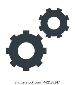 Gears Colored Vector Icon