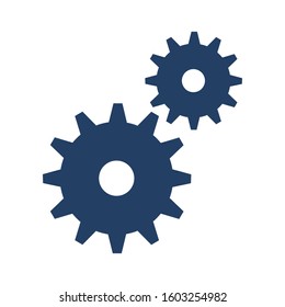 Gears design, construction work repair machine part technology industry and technical theme Vector illustration