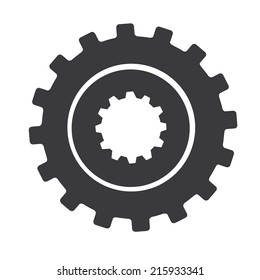 gears design over   white background vector illustration