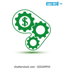 gears and dollar