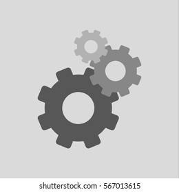Gears gear icon