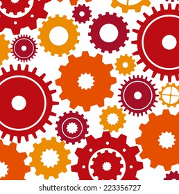 gears graphic design , vector illustration