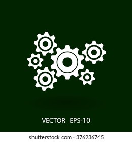Icono de engranajes