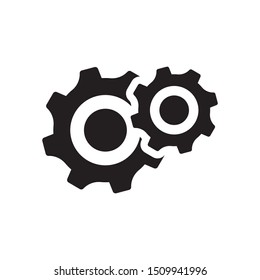 Gears Icon, Configuration, customize, vector
