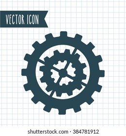 gears icon design 