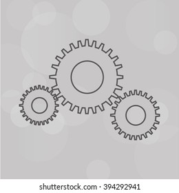 gears icon design 