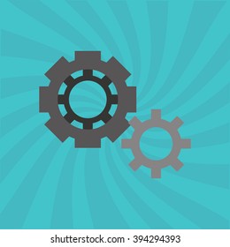 gears icon design 