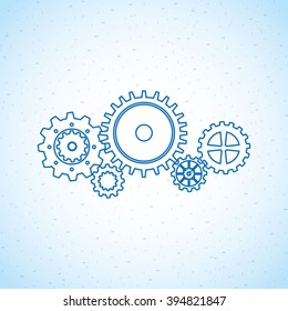 gears icon design 