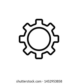 gears icon design template vector