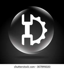 gears icon design, vector illustration eps10 graphic 
