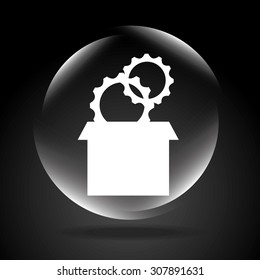 gears icon design, vector illustration eps10 graphic 