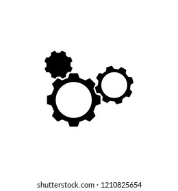Gears icon. Element of business. Premium quality graphic design icon. Signs and symbols collection icon for websites, web design, mobile app on white background
