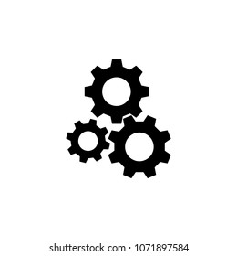 gears icon. Element of minimalistic icon for mobile concept and web apps. Signs and symbols collection icon for websites, web design, mobile app on white background