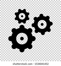gear png stock vectors images vector art shutterstock https www shutterstock com image vector gears icon isolated on transparent background 1534041452