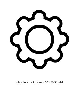 Gears icon. One of set web icons