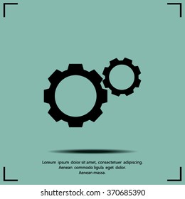 gears icon, options sign