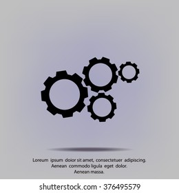 gears icon, options sign