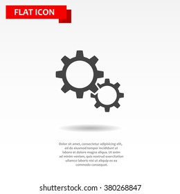 Gears Icon Vector.