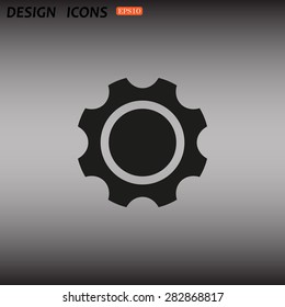 gears. icon. vector design